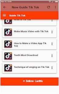 New Guide Tik Tok Best Edition screenshot 4