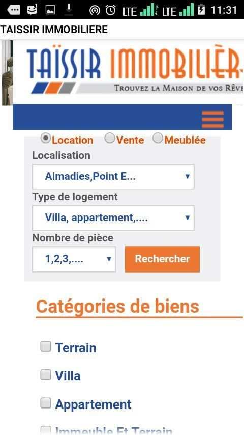 Taïssir Immobilier screenshot 4