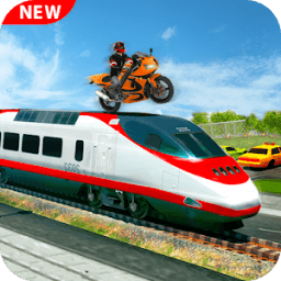 Moto Bike Stunt On Train आइकन