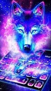 Galaxy Wild Wolf Keyboard screenshot 2