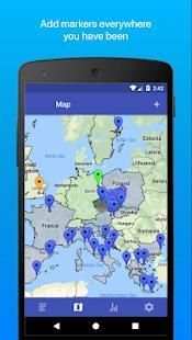 Travel Map - places been, want, lived screenshot 7
