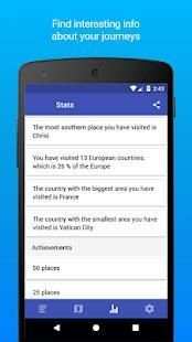 Travel Map - places been, want, lived screenshot 4