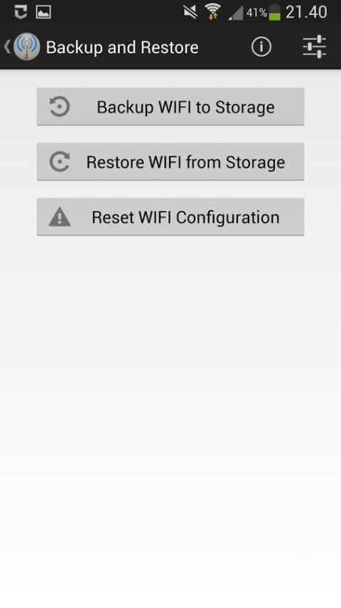 Wifi Password Key Recovery screenshot 1