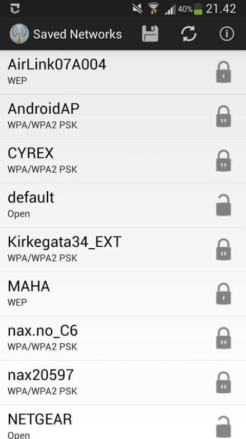 Wifi Password Key Recovery screenshot 3