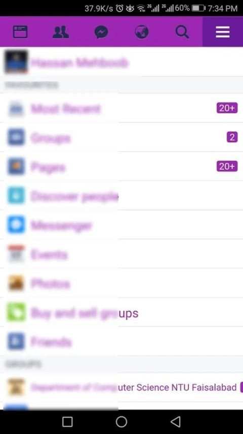 Purple Color for Facebook screenshot 2
