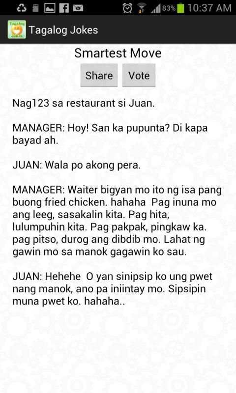 Tagalog Jokes screenshot 9