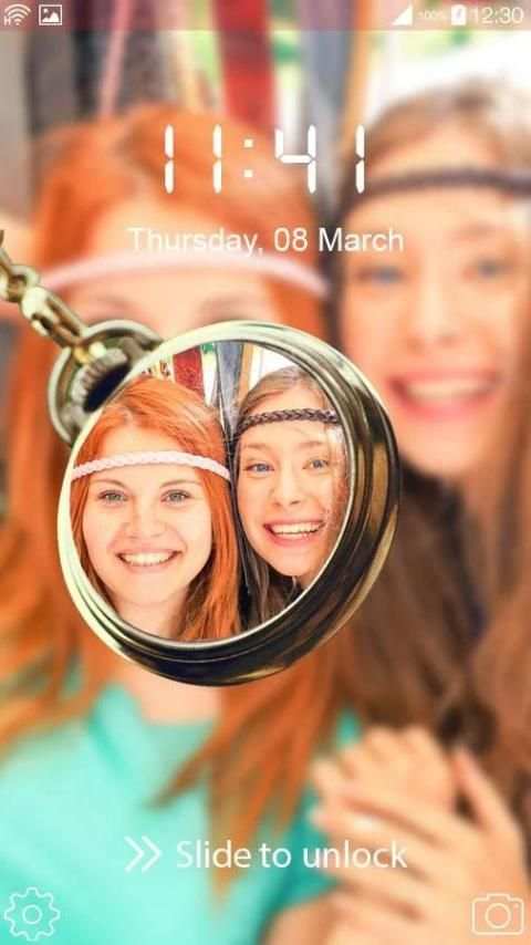 Pip Photo Lock Screen & Routine Apps Launcher screenshot 4