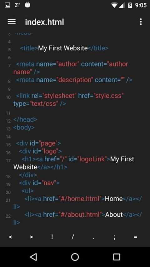VCode - Code editor - screenshot 4