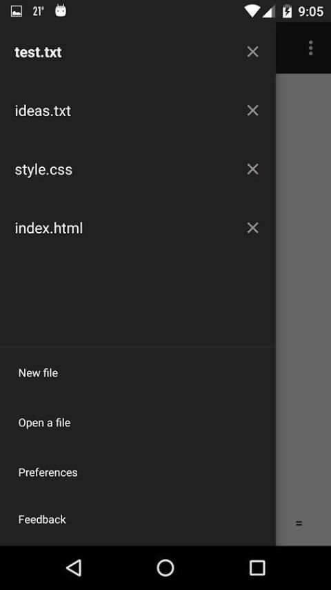 VCode - Code editor - screenshot 5
