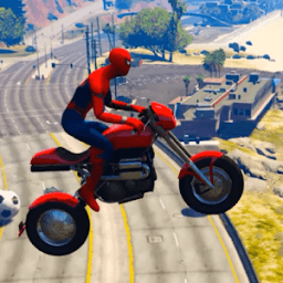 ikon Superheroes Downhill Beach : Superhero Racing Game