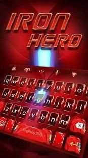 Cool Keyboard Theme for Red Iron Hero screenshot 4