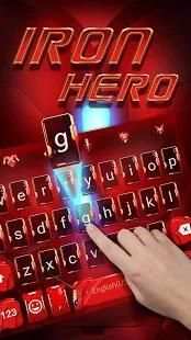 Cool Keyboard Theme for Red Iron Hero screenshot 3