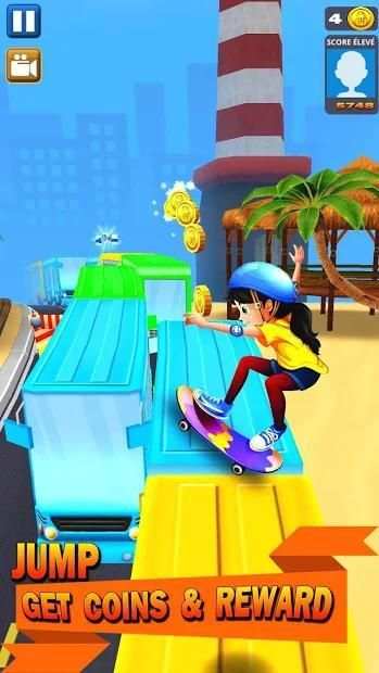 Subway kid fury : Endless Dash Run screenshot 2