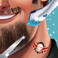 Barber Shop Beard Styles Hair Salon Games logo