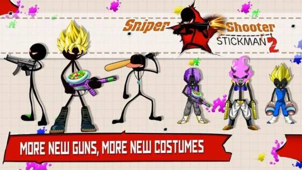 Sniper Shooter Stickman 2 Fury: Gun Shooting Games screenshot 10
