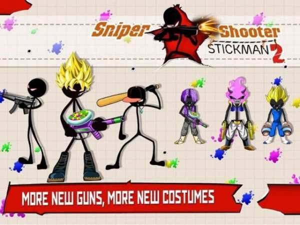 Sniper Shooter Stickman 2 Fury: Gun Shooting Games screenshot 5