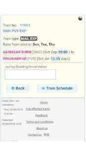 Train Enquiry स्क्रीनशॉट 2