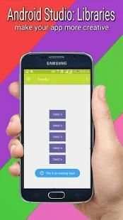 Android Studio : Libraries & Design screenshot 2