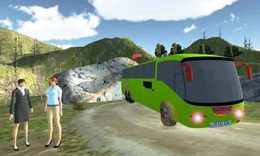 Offroad Tourist Bus Driving 3D screenshot 3