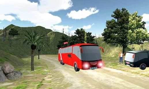 Offroad Tourist Bus Driving 3D screenshot 2