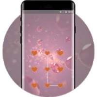 Lock theme for cute pink softy jio phone design