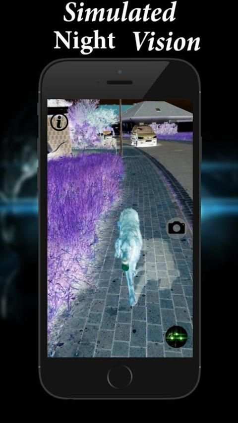 Night Vision Flashlight Color Filter Simulator screenshot 1