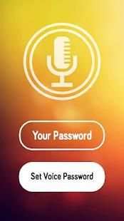 Voice Lock Screen स्क्रीनशॉट 2