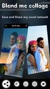 Blend Me - Photo Collage Editor स्क्रीनशॉट 1