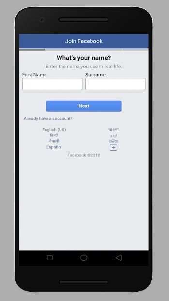 Full Screen Facebook screenshot 2