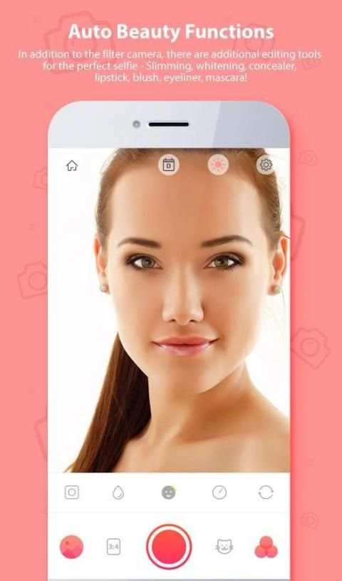 Selfie Camera Beauty - Filter & Photo Editor ❤ screenshot 6