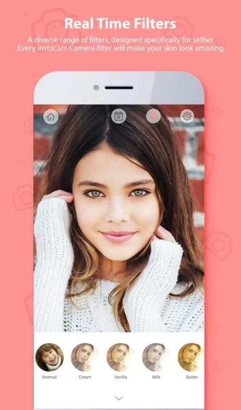 Selfie Camera Beauty - Filter & Photo Editor ❤ screenshot 4