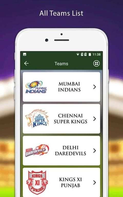 Schedule For IPL 2018 Cricket screenshot 6
