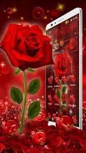 Red Rose Petals Theme screenshot 3