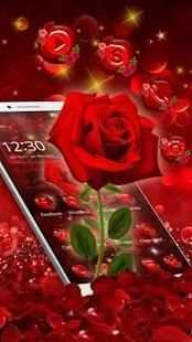 Red Rose Petals Theme screenshot 2
