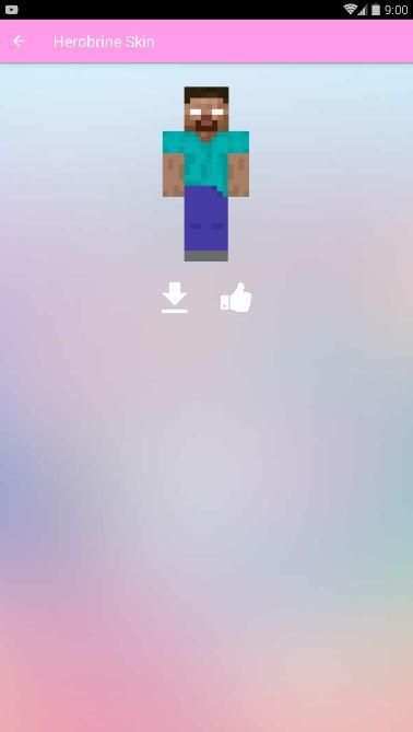 Skin Herobrine For MCPE screenshot 2