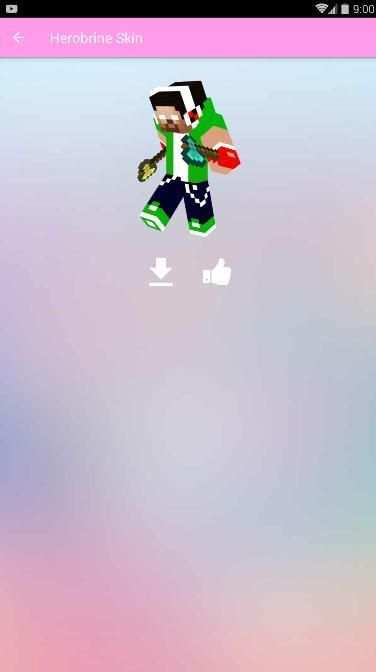 Skin Herobrine For MCPE screenshot 1