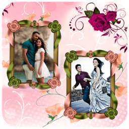 Rose Dual Photo Frame आइकन