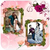 Rose Dual Photo Frame on 9Apps