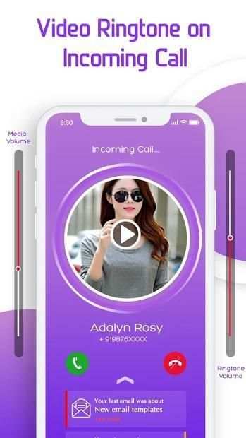 Video Ringtone for Incoming Call: Video Caller ID screenshot 1