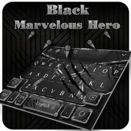 Black Marvelous Hero keyboard theme 10001002