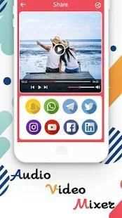 Audio Video Mixer : Add Music Into Video screenshot 1