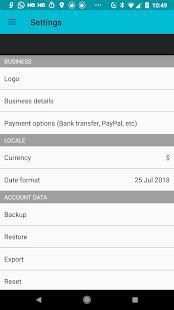 Invoice and Estimate Maker स्क्रीनशॉट 8