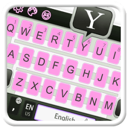 ikon Keyboard Pesan Pink