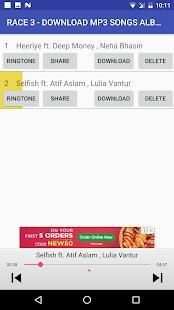 RACE 3 - DOWNLOAD MP3 SONGS ALBUM screenshot 2