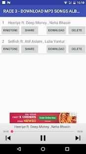 RACE 3 - DOWNLOAD MP3 SONGS ALBUM screenshot 3