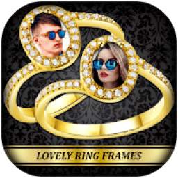 Lovely Ring Photo Frames : Wedding Photo Ring