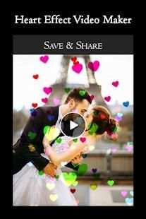 Heart Photo Effect with Video Maker स्क्रीनशॉट 1