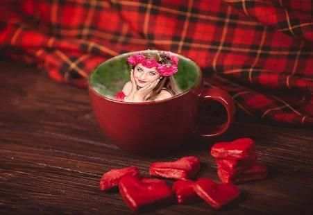 Coffee cup photo frames HD : Photo editor New screenshot 1