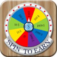 Spin to Earn - Earn Real Cash by Spinning Wheel logo