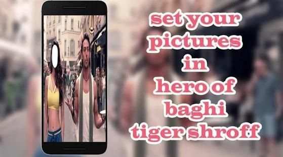 Baghi Frame Baghi 2 -Tiger Shroff-Photoeditor screenshot 2